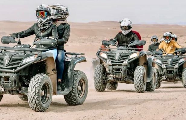 Marrakech: Quad, Camel Ride & Dinner Fire Show in Agafay Desert