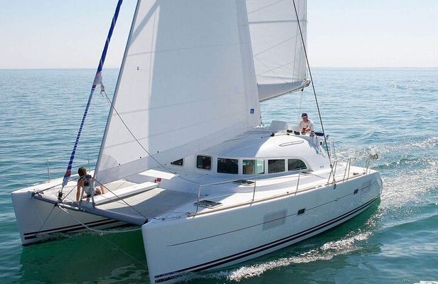 Milos Kleftiko Catamaran Cruise with Lunch Drinks and Snorkeling