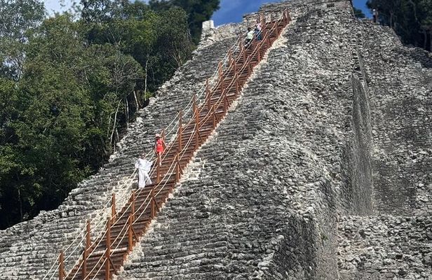 Climb the tallest pyramid of Yucatan and visit a unique cenote