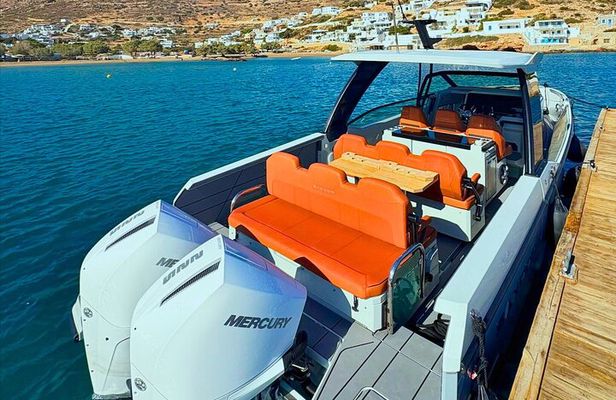 Luxury Private Boat Tour in Ios with the Saxdor 320