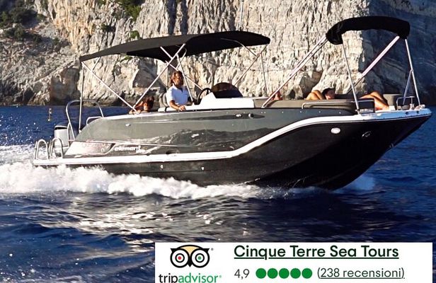 Cinque Terre Boat Tour with Drinks & Pesto Tasting