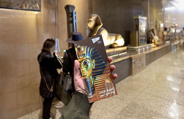 VIP Grand Egyptian Museum King Tut Gallery Solar Boat and Lunch
