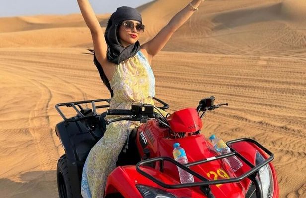 Dubai Desert Safari with Quad Bike Dune Bashing, Camel Riding