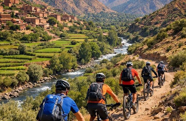 Marrakech: Biking Adventures & Atlas Mountains Day Trip