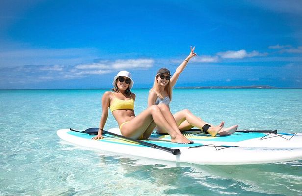 Miyakojima Standard Plan [SUP & Sea Turtle Snorkel] No extra charge｜Full refund guarantee｜Free rental and photos｜1 year old ~ OK｜Empty handed