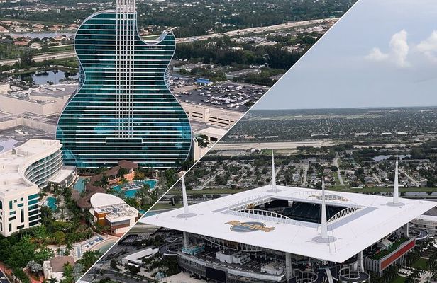 Miami Helicopter Tour Over Hard Rock & Beaches 