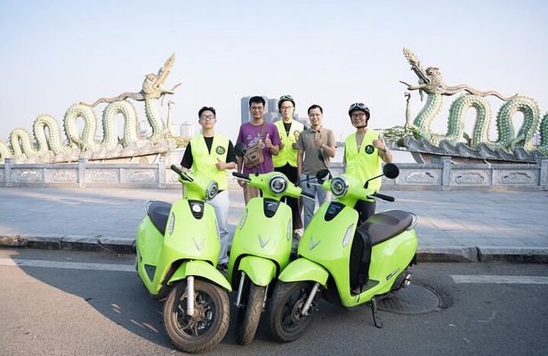 Hanoi Electric Scooter City Tour Train Street and Local Life