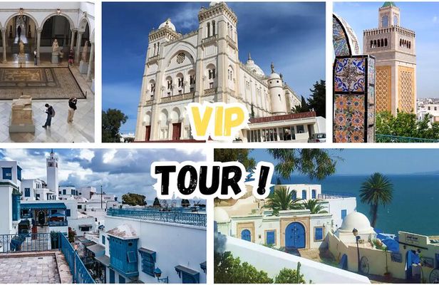 Ultimate Fun Tour : Tunis Medina, Bardo, Sidi Bou Said & Carthage