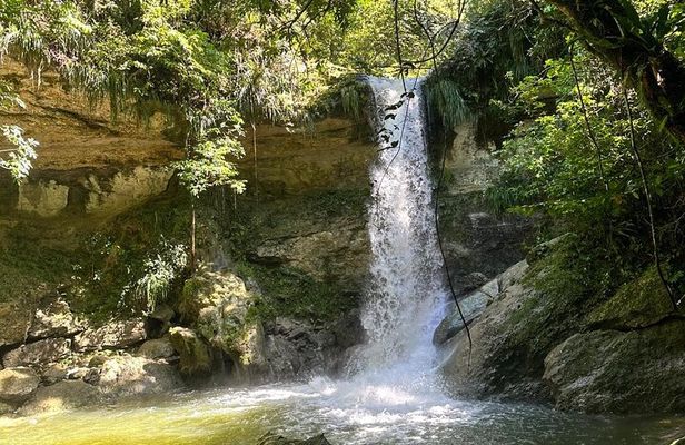 Gozalandia Waterfalls and Crash Boat Beach at Puerto Rico