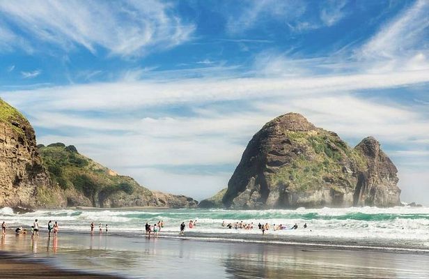 Auckland West Coast Piha Beach, Kitekite Falls & Waitākere Ranges
