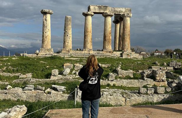 Athens Ancient Corinth Tour with Tickets Beach Stop and Pickup