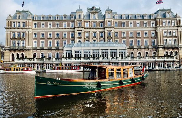 Luxury Small Group Amsterdam Canal Cruise on a Saloonboat