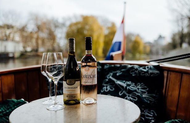 Luxury Small Group Amsterdam Canal Cruise on a Saloonboat