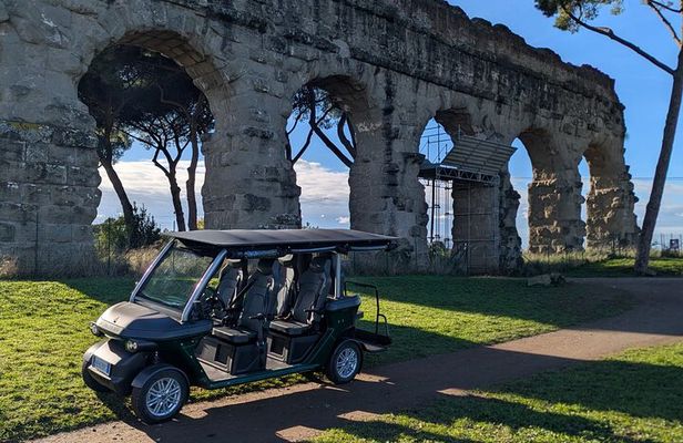 Rome Appian Way Catacombs Aqueducts Golf Cart Tour 4h shared