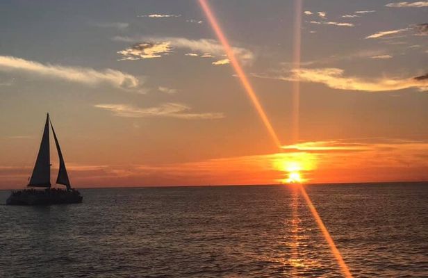 Sunset & Dolphin Sightseeing Sail Aboard the Lazy Daze Catamaran