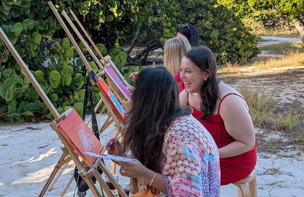 Sip and Paint Aruba Sunset Creative Experience