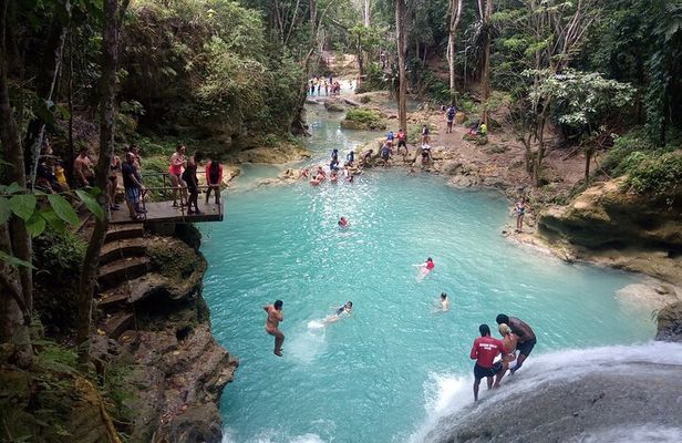 Irie Blue Hole and Secret Falls Adventure from Ocho Rios Port