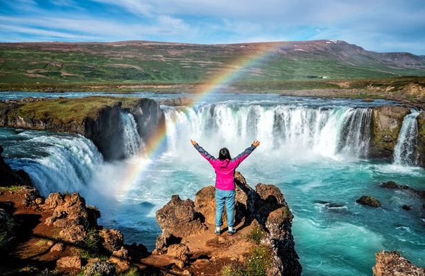 From Akureyri Myvatn Godafoss and Grjotagja Small Group Tour