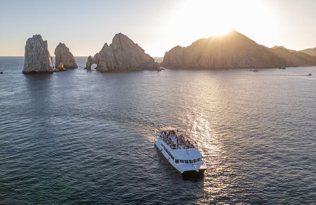 Cabo Sunset Dinner Cruise with Live Music & Open Bar on Cabo Wave