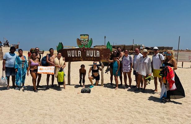 Hula Hula Island Luxury Cruise Snorkeling with Transfer Hurgada