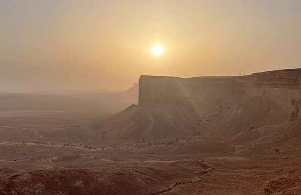 Darb Al-Manjour Trail with Camel Ride Second Edge of the World