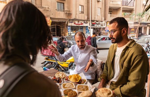 Giza’s hidden flavor street food tour with a local