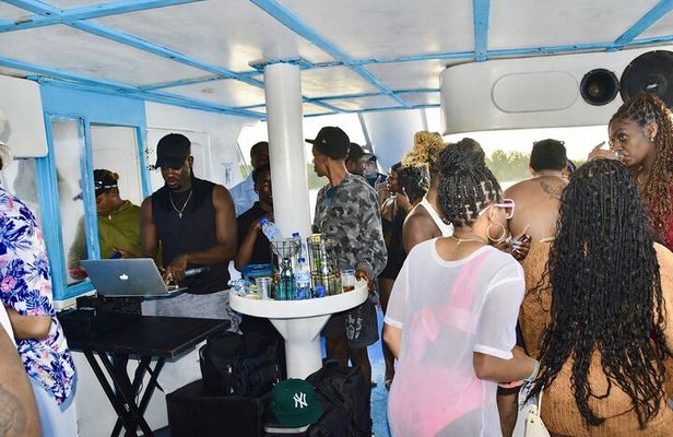 #1 Punta Cana Urban Adults Party Boat vibes with Open Bar and DJ