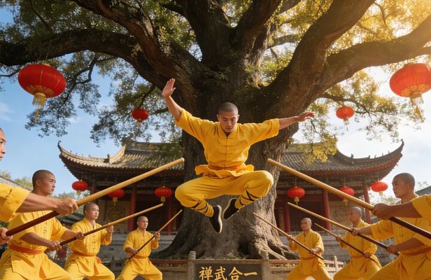 Xi'an Private Day Trip to Shaolin Temple and Songyang Academy by Bullet Train