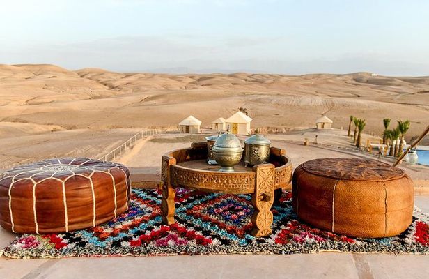 Agafay Desert Adventure Pack Quad and Camel Ride with Dinner Show