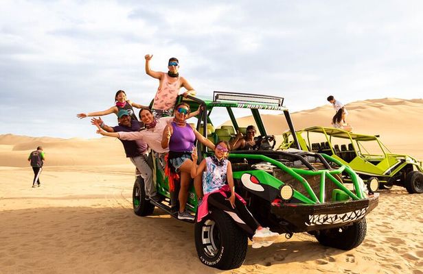 From Lima : Paracas and Huacachina Oasis Full Day Guided Tour