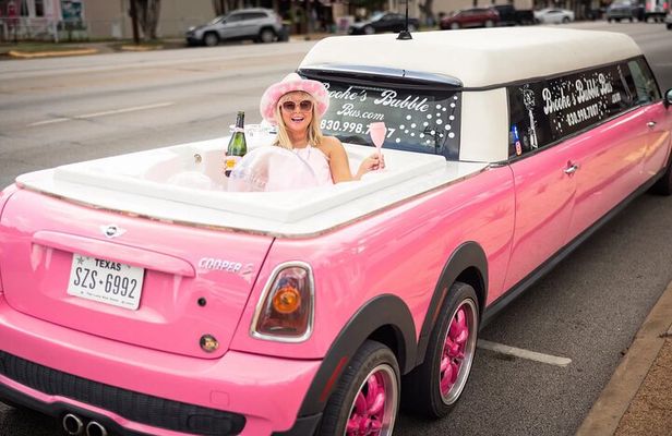 Private Pink Mini Cooper Limo Wine Tour in Fredericksburg