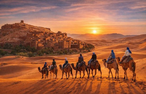 Marrakech: 3-Day Merzouga Desert Group Tour with Camel Trek
