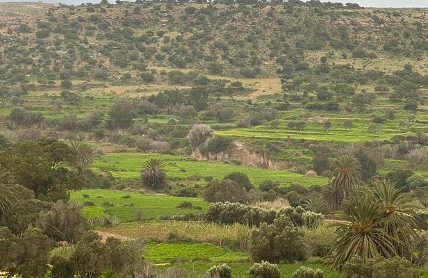 Sidi M'barek Waterfall Nature Lunch facing the Ocean
