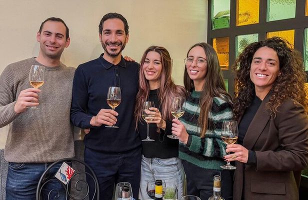 Wine tasting of 4 local wines and traditional food in Sorrento