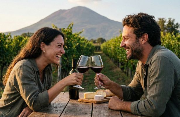 Pompei & Wine Tasting Experience from Naples