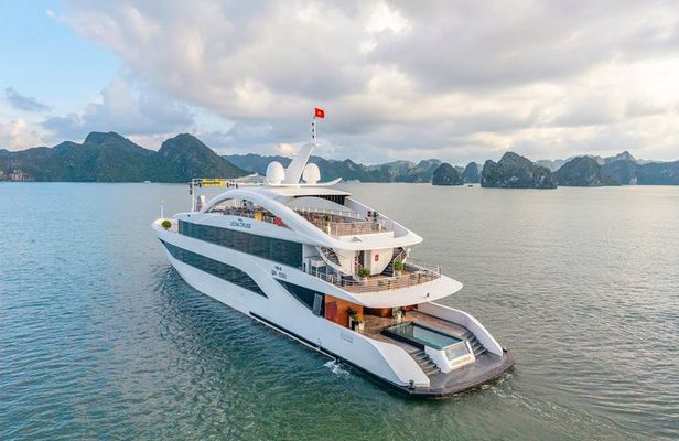 Private Transfer with Luxury Day Cruise Halong Bay from Hanoi