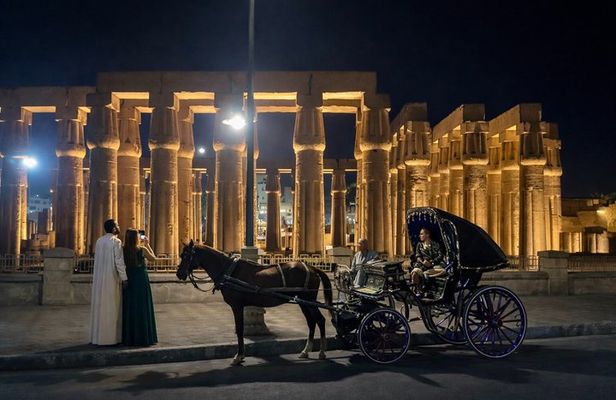 Luxor Night Tour: Nile Sailing, Horse Carriage & City Walk