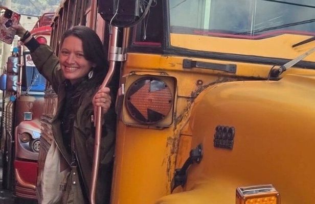 Authentic Chicken Bus Experience and Mayan Village Tour