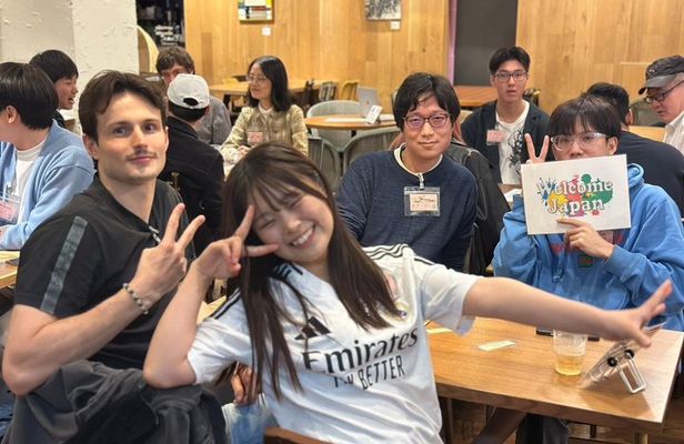 Meet Osaka locals and Japanese speaking experience at Cafe Umeda