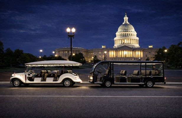 Washington, DC: After-Dark Monuments Tour by Electric Cart