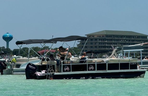Pontoon Rental at Crab Island, Destin, Florida
