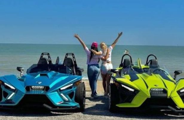 Polaris Slingshot Kemah boardwalk 3hr tour self guided