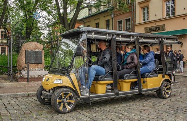 Jewish Quarter Group Tour by Golf Cart with Schindler's Museum visit in Krakow