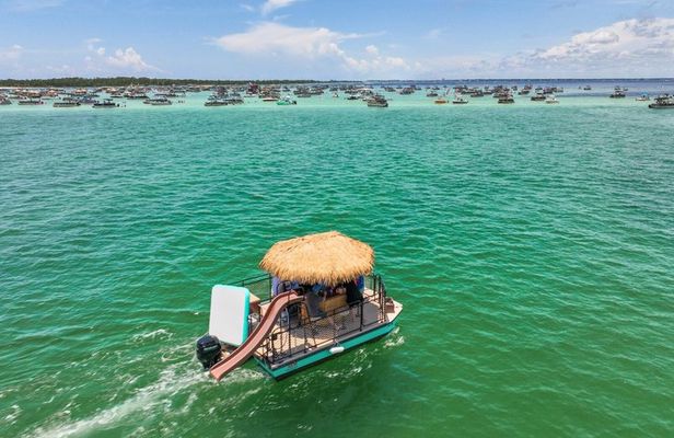 Private Crab Island Sandbar Cruise on the Tiki Pub