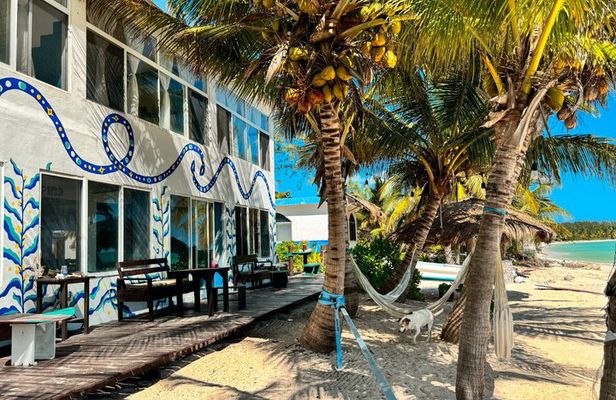 Mahahual Beach Club Experience with Food & Drinks