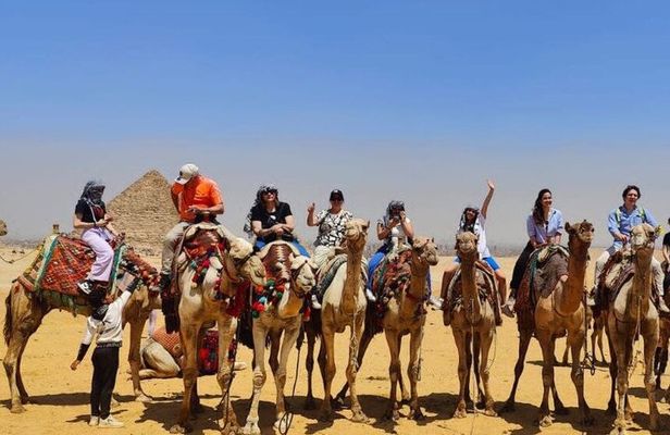 Giza Pyramids and Sphinx Private Tour with Camel Ride & Lunch
