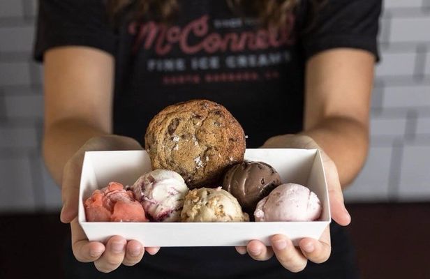 Santa Monica Ice Cream Tour 4 Stops Samples and Full Scoops