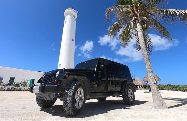Cozumel Jeep Tour + Jet Ski + Beach Club