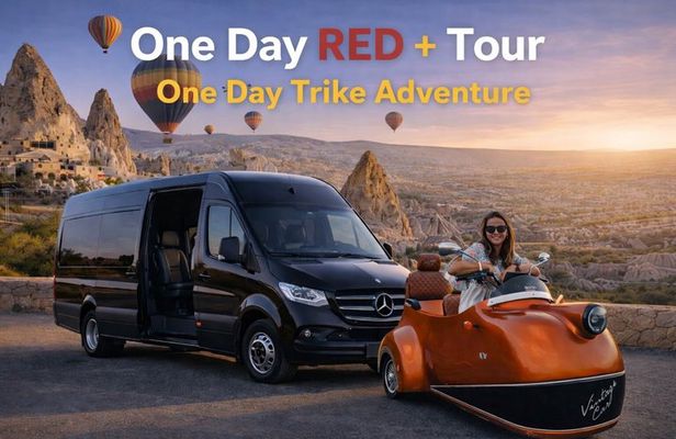 Cappadocia One Day Red+Underground City Tour -One Day Trike Tour
