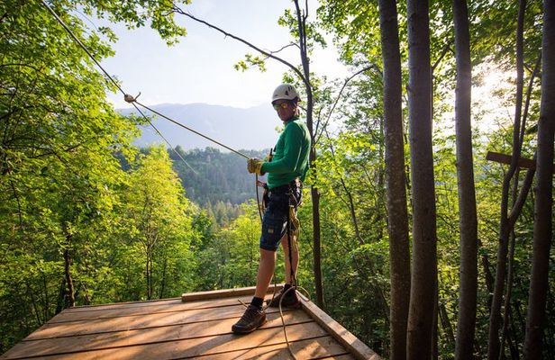 Lake Bled 7-Line Alpine Zipline Adventure